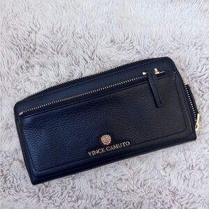 Vince Camuto Black Leather Wallet